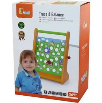 Dřevěná hračka Dovednostní hra Viga Dřevěné budiště Viga