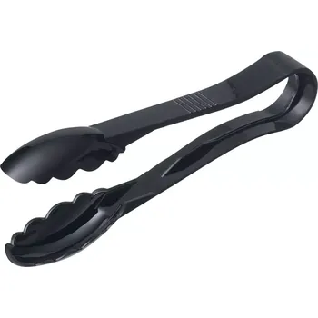 Kuchyňské nůžky ARAVEN Servírovací kleště, polykarbonát, délka: 230 mm, černé