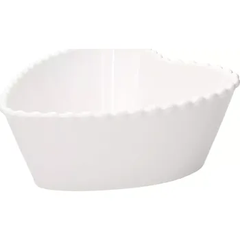 TOGNANA Ornament Pearl MIska srdce, výška: 85 mm, délka: 210 mm, šířka: 200 mm