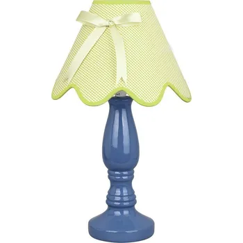 Stojací lampa Keramická stolní lampa, modrá a pistáciová, 60W E27, Lola