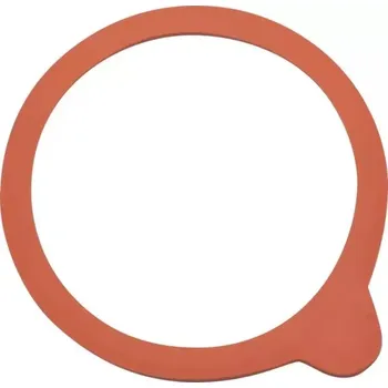 Víčko na zavařovací sklenici těsnění Gumičky, červené, sada 10 ks