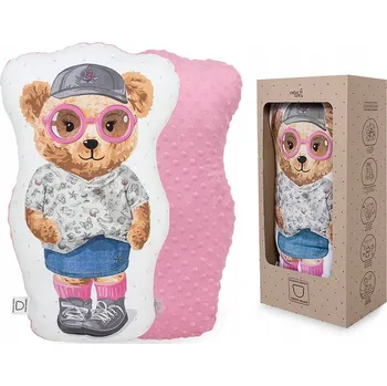 Polštář Dětský polštář mazlík Lea růžový Ceba Baby,