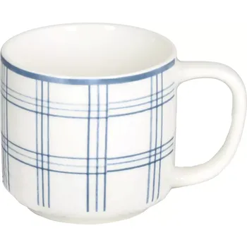 TOGNANA Hrnek s uchem, objem: 0,38 litru, výška: 90 mm, průměr: 85 mm, modrý