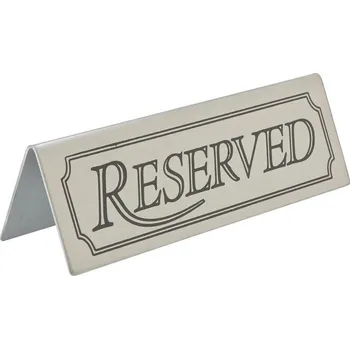 Jmenovka na stůl Cedulka na stůl "RESERVED"