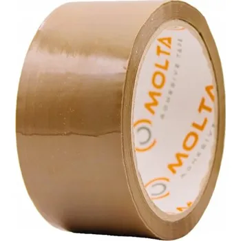 Balicí páska Molta průhledná, hnědá šířka 48 mm délka 60 m 1 ks