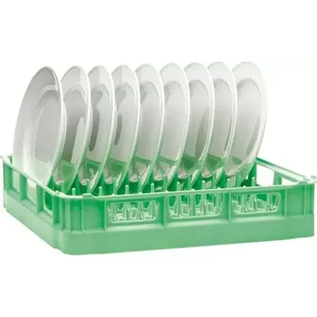 Příslušenství pro myčku Koš na talíře do myčky Fries Rack System 50x50 cm, zelený