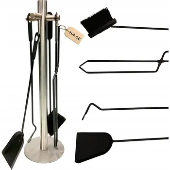 Krbové nářadí KRBOVÉ NÁŘADÍ TALLIN 5V1 PŘÍSLUŠENSTVÍ KE KRBU A KAMNŮM NEREZOVÁ OCEL