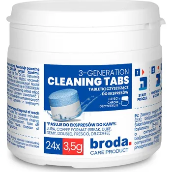 Kávovar Čisticí tablety pro kávovary - 24 x 3,5g JURA, FRESCO, Dr. Coffee