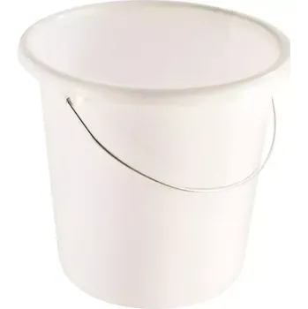 Dóza na potraviny Kbelík plastový 10 l Gastro, bílá