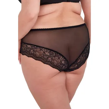 Kalhotky HANNAH KALHOTKY ČLÁNEK 1207 černá a béžová 3xl