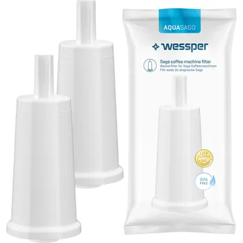 Kávovar Vodní filtr Wessper pro kávovary Sage BES920 SES880 SES875 SES500, 2 kusy