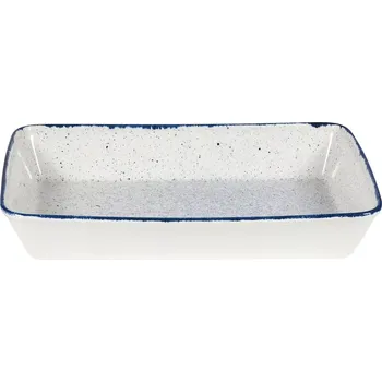 CHURCHILL Stonecast Hints Buffet Indigo Blue bufetová mísa, délka: 380 mm