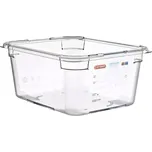 ARAVEN Gastronádoba GN 1/2, polykarbonát, integrovaný štítek, hloubka: 150 mm, objem: 9 L