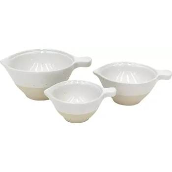 Talíř COSTA NOVA Fattoria Sada měřících šálků 3-dílná bílá