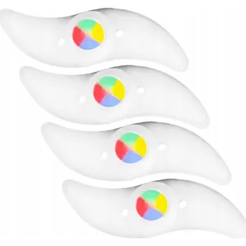 Cyklosvítilna 4 ks Světlo na kolo na špice kola LED kryt na kolo