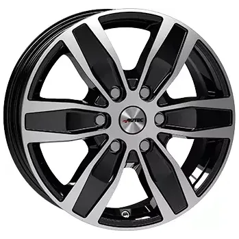 Alu kolo Alu kola AUTEC QUANTRO, 17x7 6x120 ET45, černá lesklá + leštění (zátěžová)
