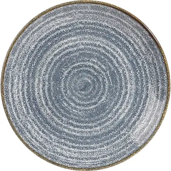 Talíř CHURCHILL Homespun Slate Blue mělký talíř, coup, průměr: 165 mm