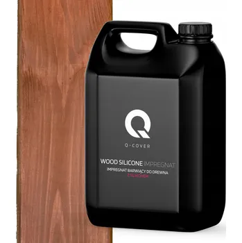 Olej na dřevo IMPREGNACE NA DŘEVO EXTRA BARVA S VOSKY, CHRÁNÍ BARVY, JEDNA VRSTVA, ODSTÍN OŘECH 5L, UV OCHRANA