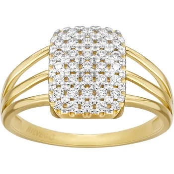 Šperk Zlatý prsten Kaelyn ze žlutého zlata s Brilliance Zirconia