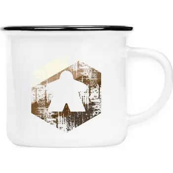 Pánské tričko Keramikáček s potiskem Hex Meeple – café a deskovka