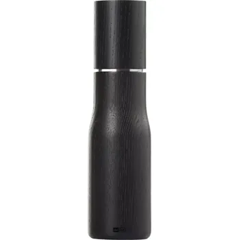Mlýnek na koření AdHoc Mlýnek na pepř/sůl, výška: 217 mm, průměr: 65 mm, černý