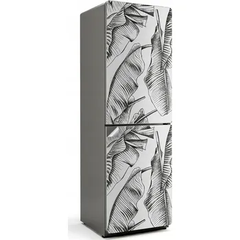 Fototapeta Prémiová Samolepicí nálepka na ledničku Listy v uměleckém vzoru