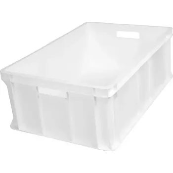 Dóza na potraviny Přepravka plast 40 l 60x40x21 cm, bílá