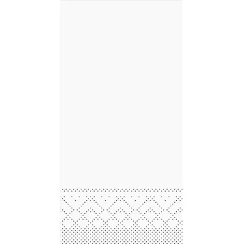 Papírový ubrousek MANK Ubrousky, 600 kusů, 1/8 přehyb, délka: 330 mm, Basic, bílé