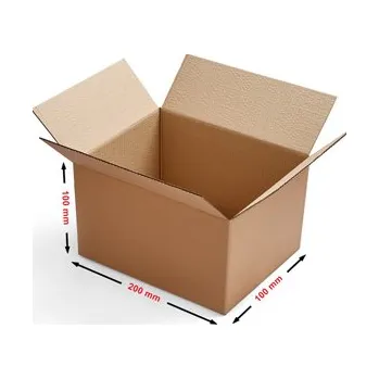 Obalový materiál Kartonová krabice, hnědá, 200x100x100mm, 25 KS
