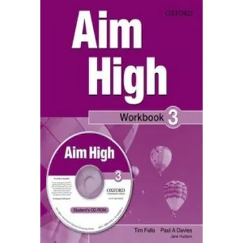 Učebnice Aim High Level 3 Workbook & CD-ROM: A new secondary course which helps students become successful, independent language learners – Jane Hudson,Tim Falla (EN)