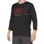 100% dres Airmatic 3/4 rukávy BLACK - XL