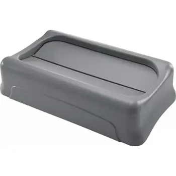 Odpadkový koš Slim Jim Výkyvné víko, šedé