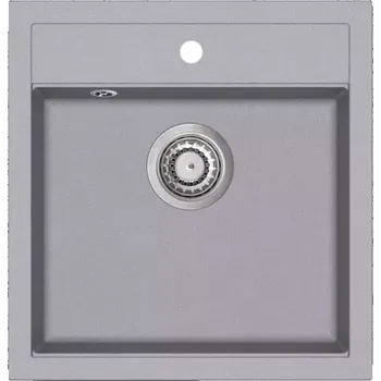 Granitový dřez Granitový dřez Aquasanita Tesa 490 Alumetallic