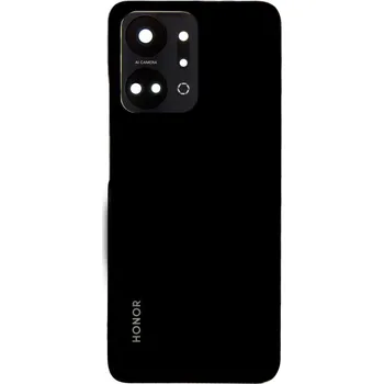 Náhradní kryt pro mobilní telefon Honor X7a Kryt Baterie s Rámečkem a Sklíčkem Kamery Midnight Black