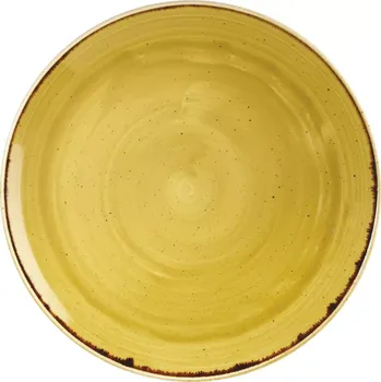 Talíř CHURCHILL Stonecast Hořčičné semeno žluté talíř mělký, cuv, průměr: 324 mm