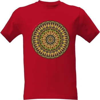 Tričko s potiskem Mandala - vzor č. 3 pánské