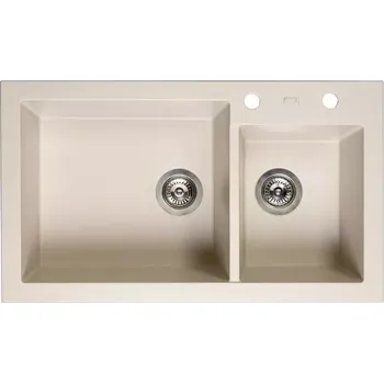 Granitový dřez Granitový dřez Reginox Amsterdam 860.1 Caffe silvery
