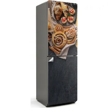 Fototapeta Samolepicí samolepka na ledničku Snadná Aplikace - Lahodné Pečivo na Stole