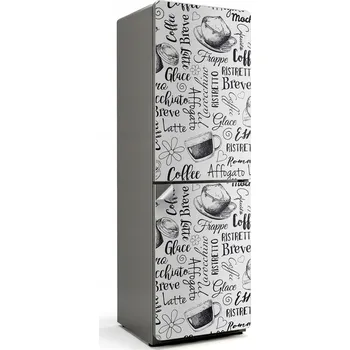 Fototapeta Samolepicí samolepka na ledničku Snadná Aplikace - Motiv kávových šálků