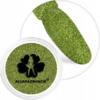 Prášek Ozdoby Na Nechty ALLEPAZNOKCIE 2g Třpytky Zelená Green Č.77