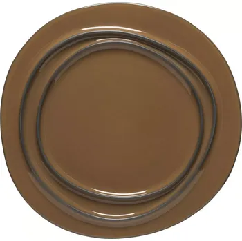 Talíř Talíř mělký Costa Nova Ambar, kulatý, karamel, průměr: 281 mm