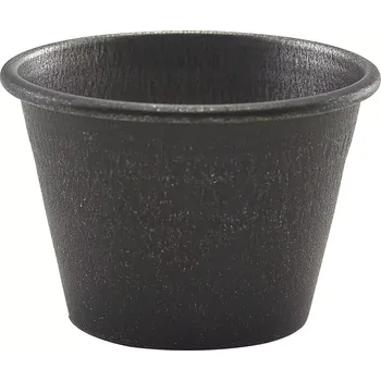 GENWARE Miska na dip nerezová, PVD povlak, výška: 40 mm, průměr: 60 mm, černá