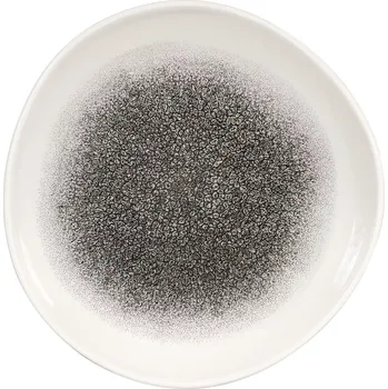 Talíř CHURCHILL Raku Křemičitan černý hluboký talíř, organický, ø: 253 mm