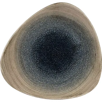 Talíř CHURCHILL Stonecast Aqueous Bayou Talíř mělký, trojúhelník, průměr: 192 mm