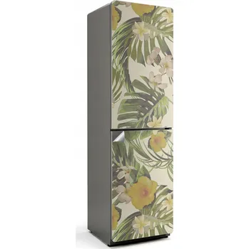 Fototapeta Dekorativní Samolepicí nálepka na ledničku Tropický rostlinný vzor