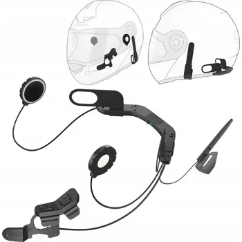 Interkom na motorku Interkom Schuberth SC10UA Bluetooth pro 1 helmu s dosahem 1600 m