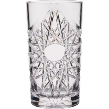 Sklenice Polykarbonátová sklenice 470 ml, čirá s dekorem