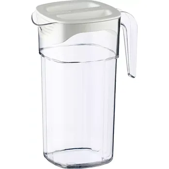 ARAVEN Džbán s víkem, polykarbonát, délka: 167 mm, objem: 1,8 L, stohovatelný