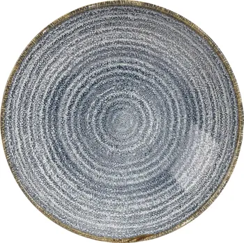 Talíř CHURCHILL Homespun Slate Blue hluboký talíř, coup, ø: 182 mm