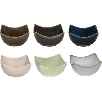 Miska keramická, různé barvy, výška: 52 mm, průměr: 94 mm